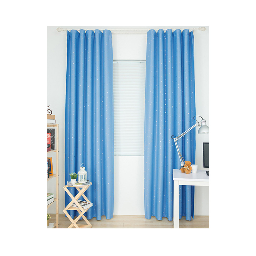 Furniture Lighting & Decor Magazine - 100x250cm Sky Blue Premium Blackout Curtains