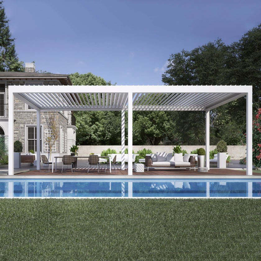 Furniture Lighting & Decor Magazine - Anodized Swimming Pool Aluminum Alloy Pavilion