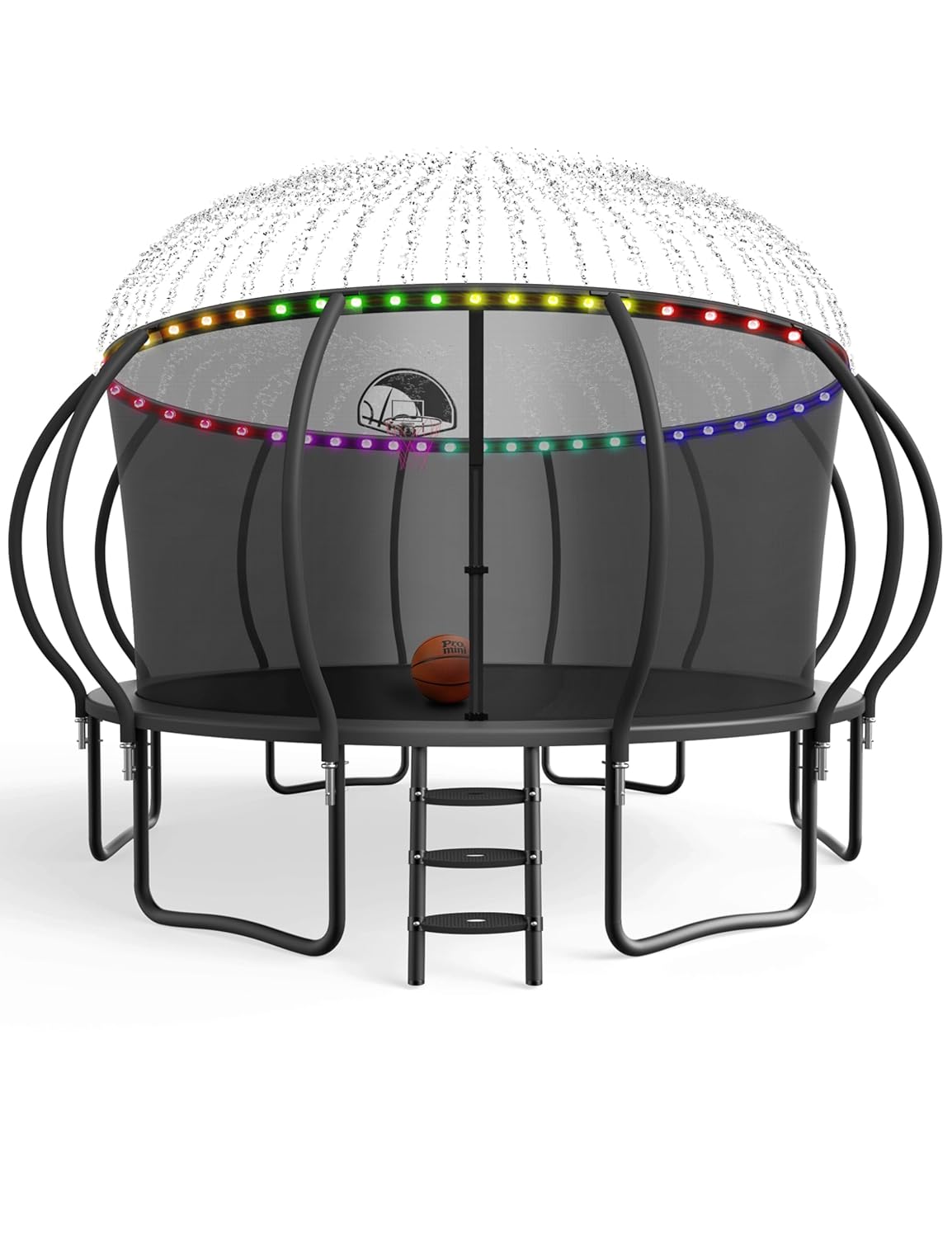 Furniture Lighting & Decor Magazine - Large Outdoor Trampoline with Basketball Hoop