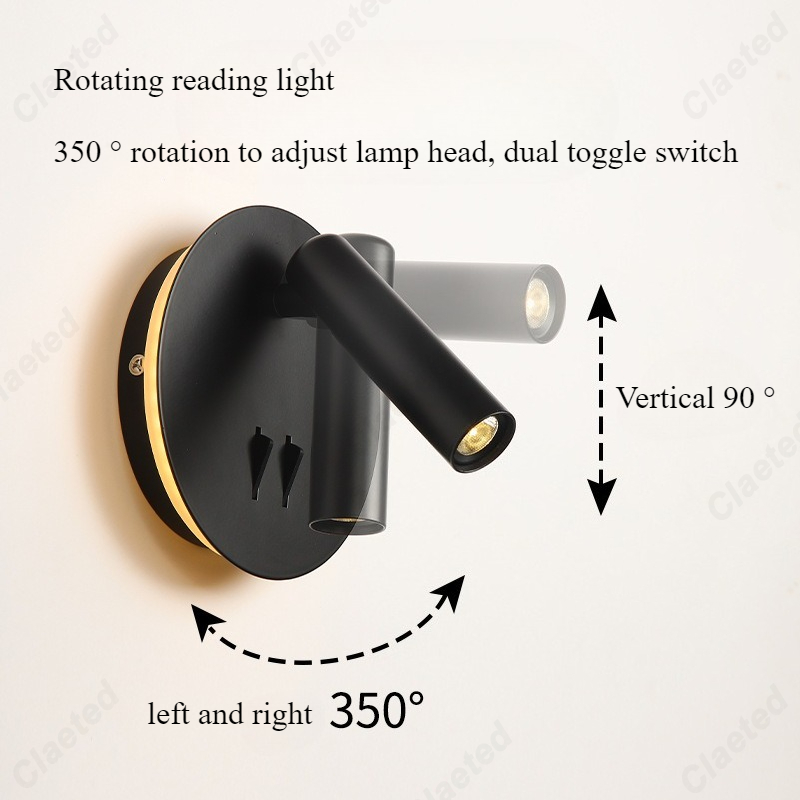 New LED Reading Wall Lamp with - Foyer Lighting Wall Decor reseña y precio
