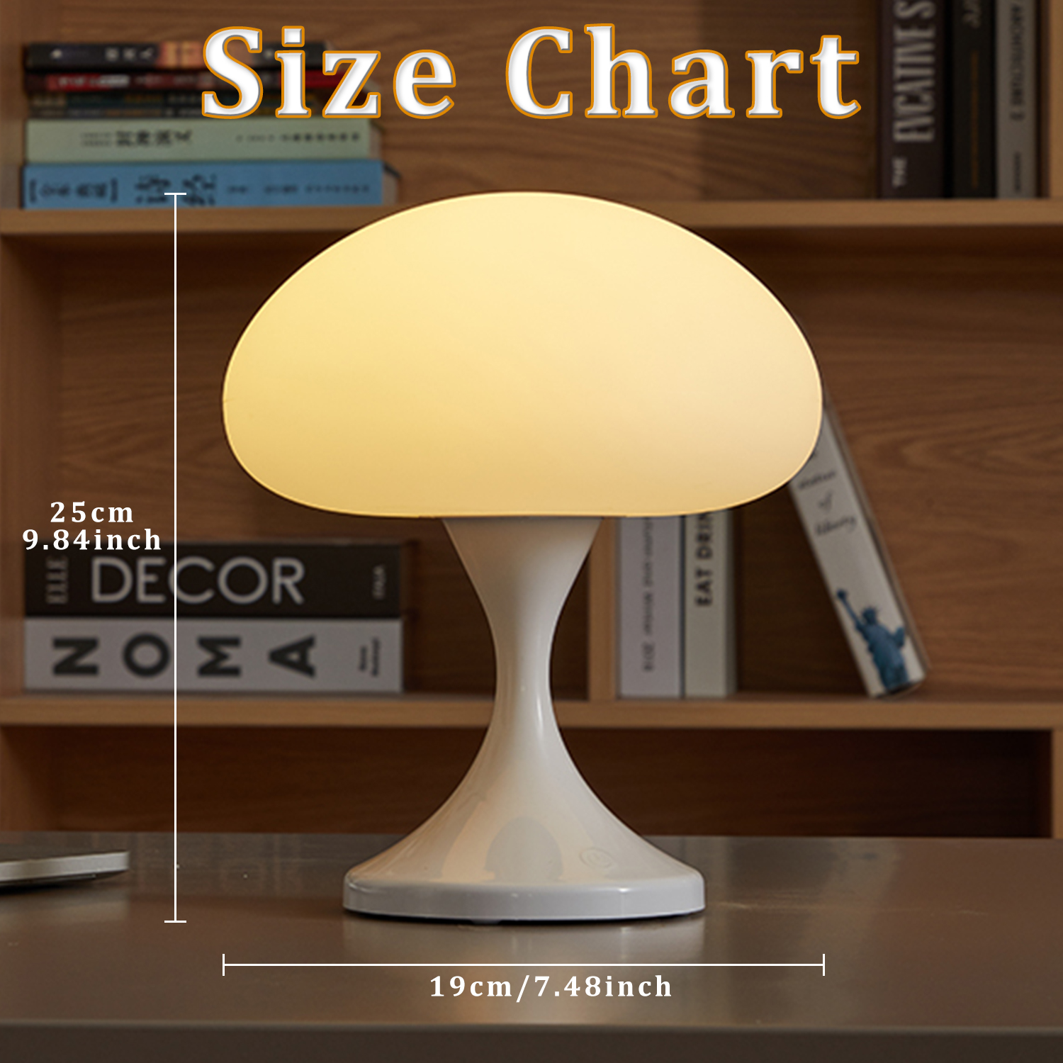 USB Rechargeable Mushroom Lamp - Mushroom Table Lamp reseña y precio