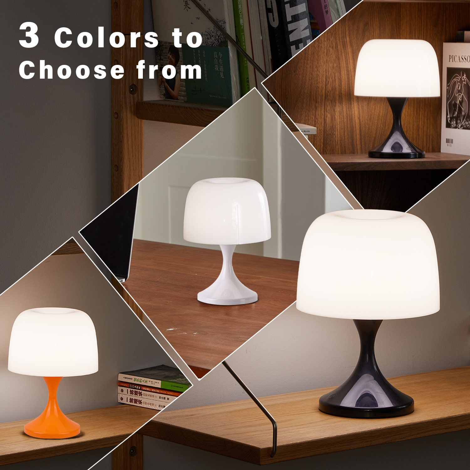 USB Rechargeable Mushroom Lamp - Mushroom Table Lamp reseña y precio