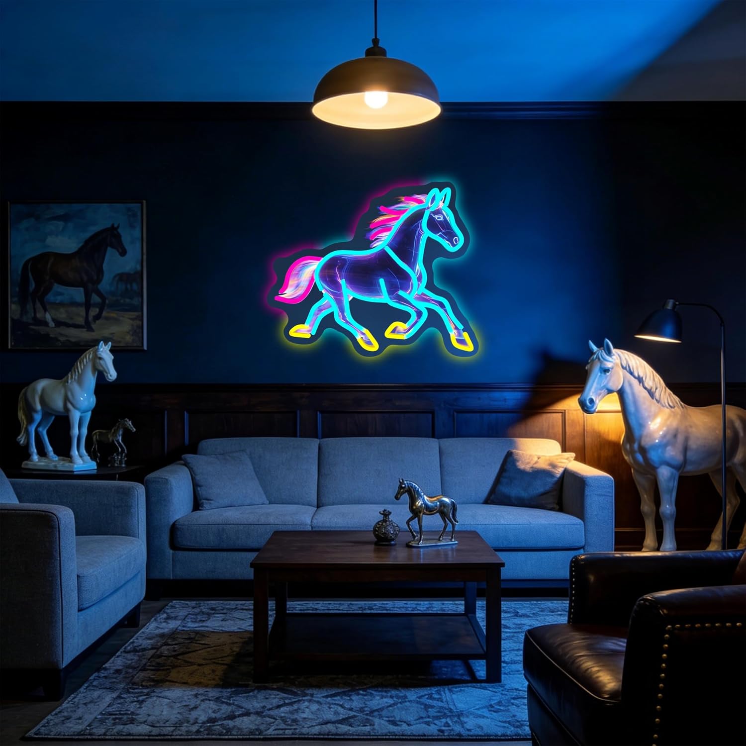Horse Night Light Neon Sign De - Room Decor Lighting Lamp reseña y precio