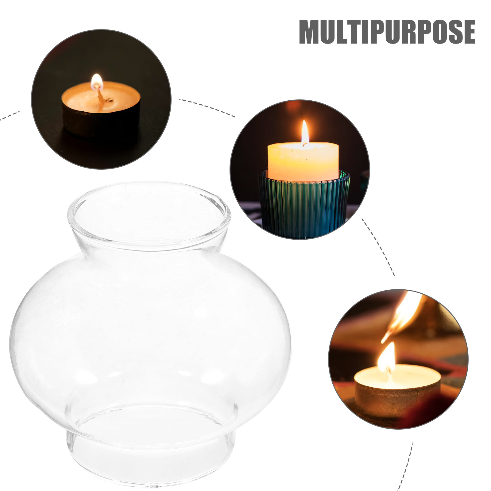 Retro Clear Glass Lampshade fo - Room Decor Lighting Lamp reseña y precio