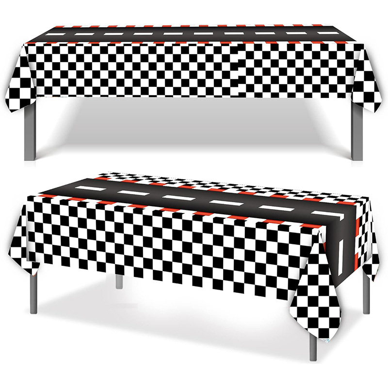 Racing Car Theme Disposable Ta - Lighting Mcqueen Birthday Decor reseña y precio