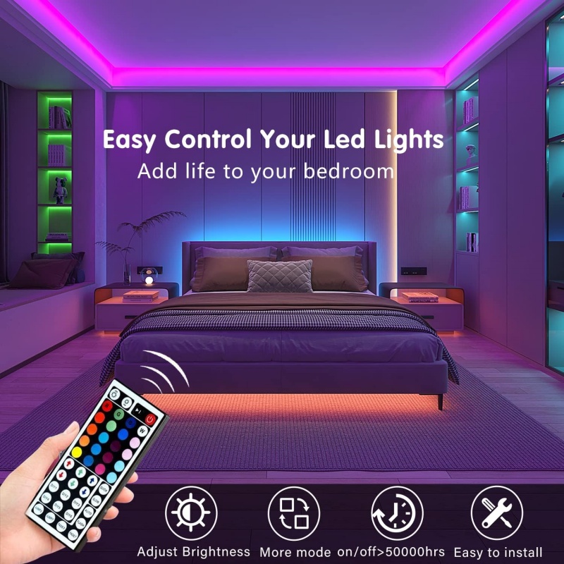 DC 5V USB LED Strip Lights APP - Room Decor Lighting Lamp reseña y precio