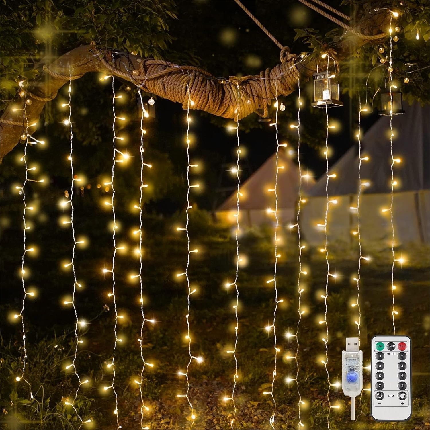 Curtain Lights For Bedroom 200 - Lighting Decoration Outdoor reseña y precio