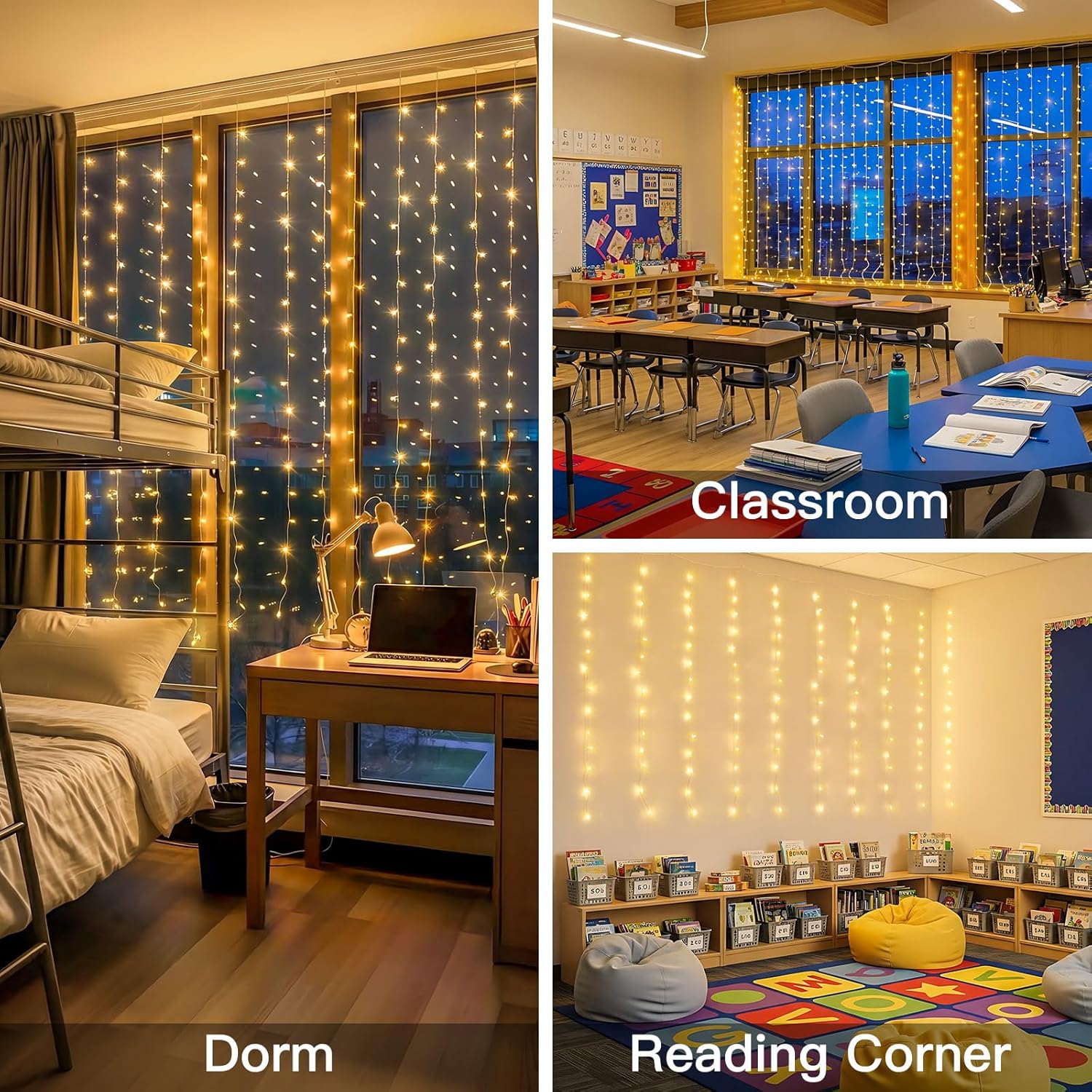 Curtain Lights For Bedroom 200 - Lighting Decoration Outdoor reseña y precio
