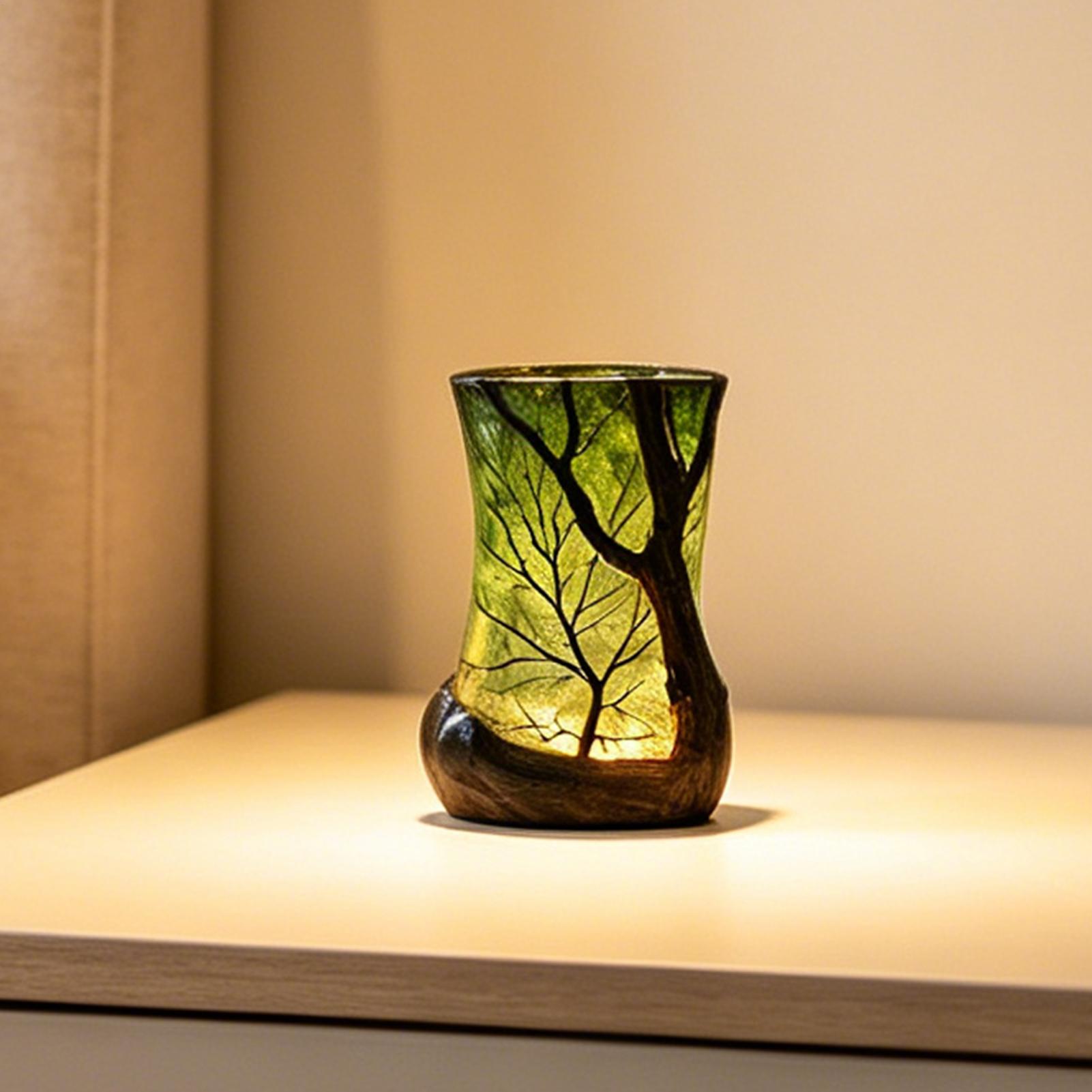 Bedside Table Lamp Forest Nigh - Lighting Decor reseña y precio