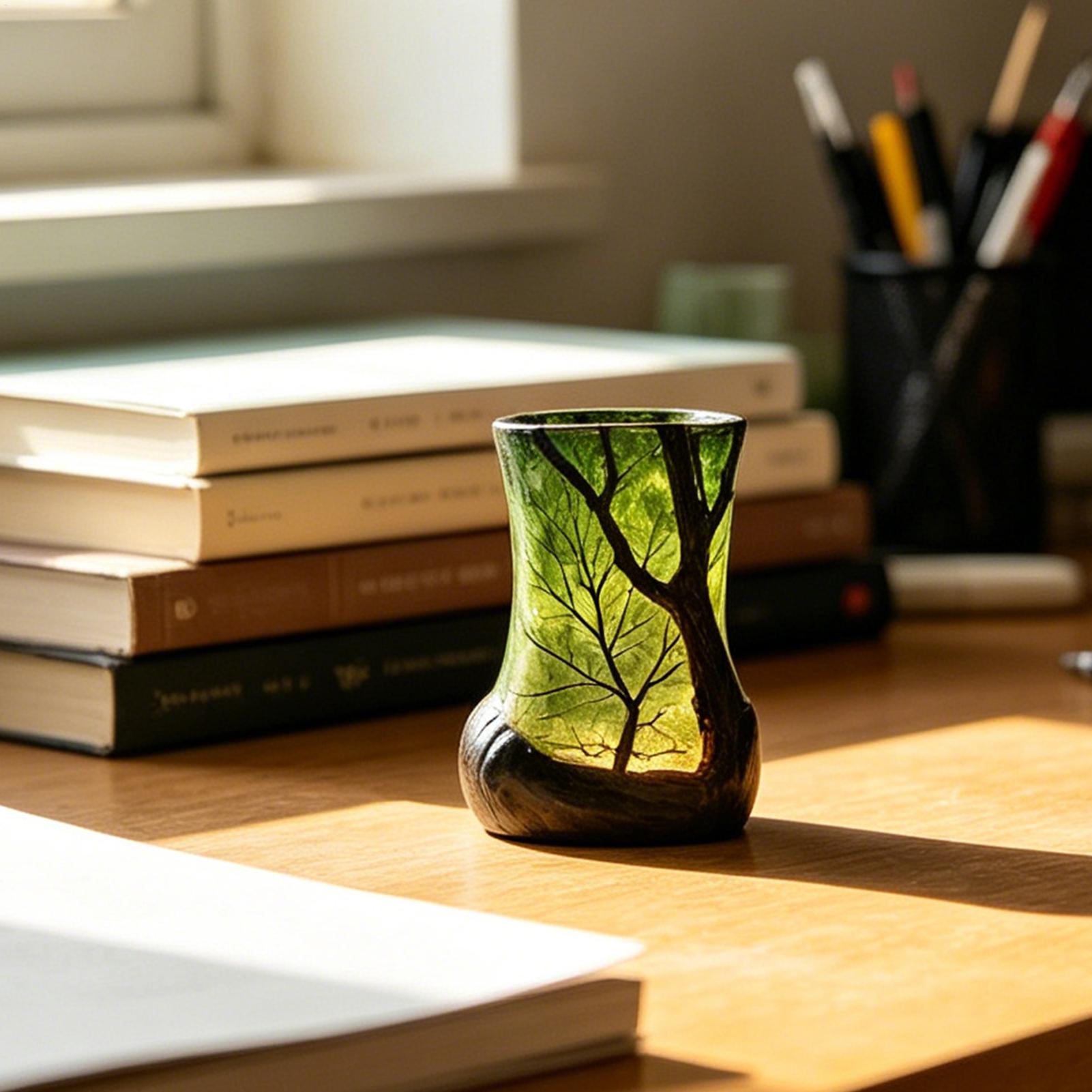 Bedside Table Lamp Forest Nigh - Lighting Decor reseña y precio