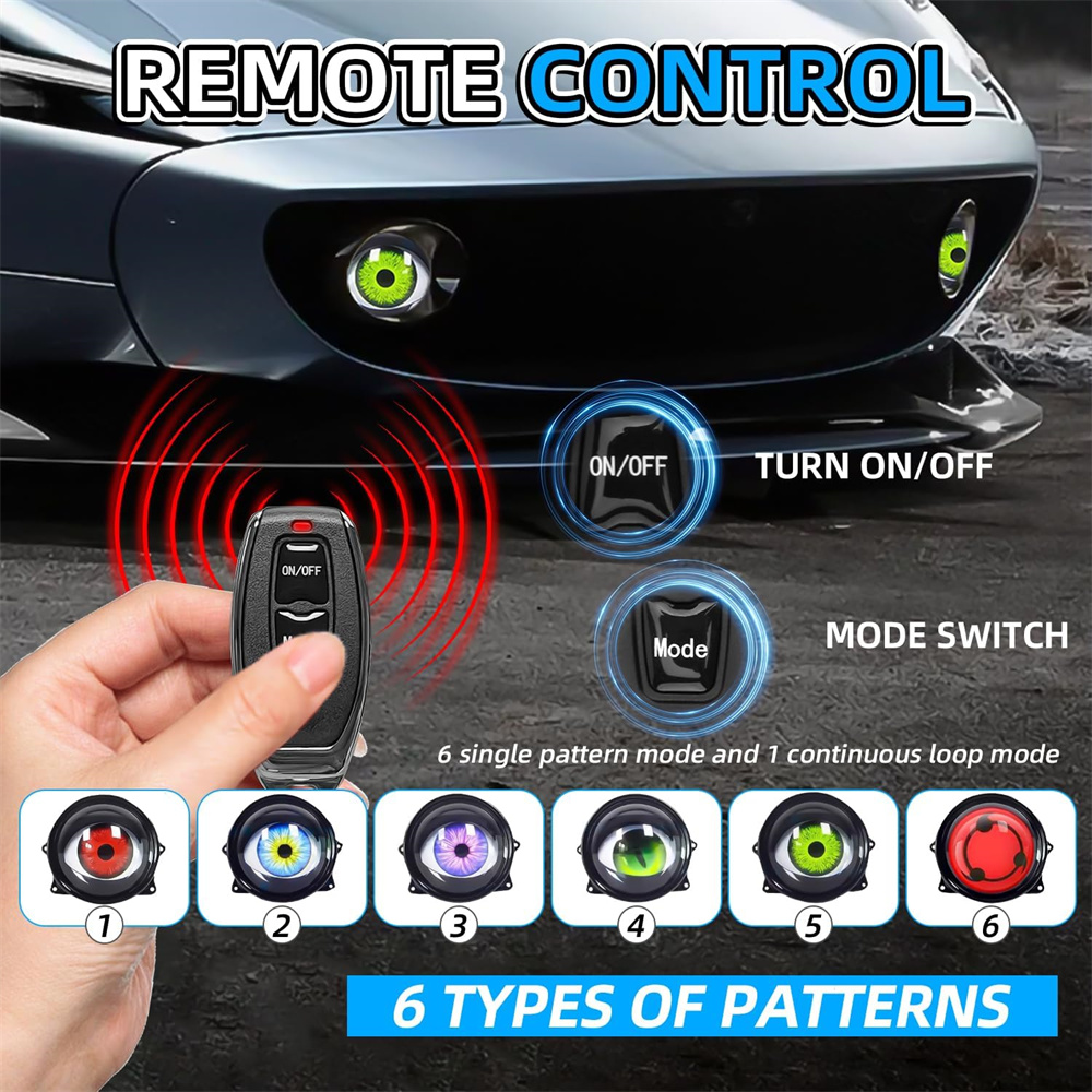  6-Mode Led Dynamic Devil Eye - Lighting Decor reseña y precio