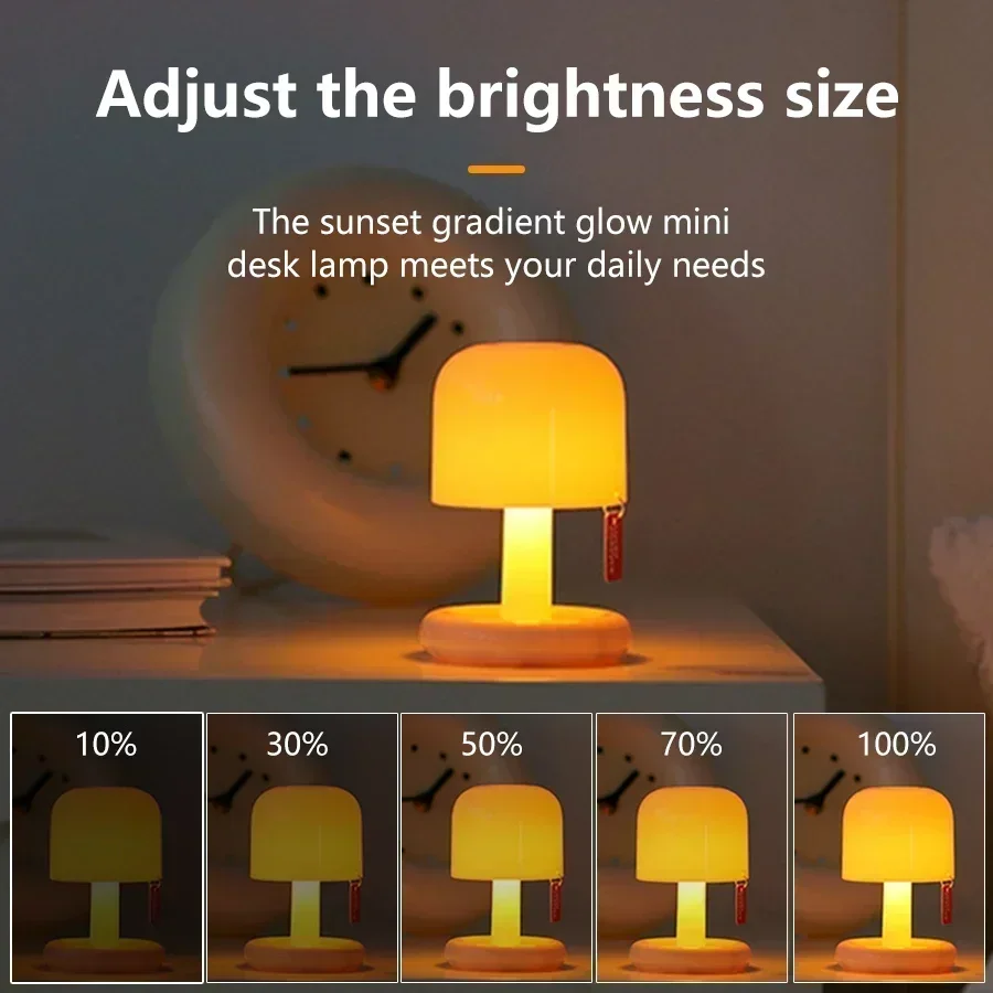 Rechargeable Led Mushroom Nigh - Mushroom Table Lamp reseña y precio