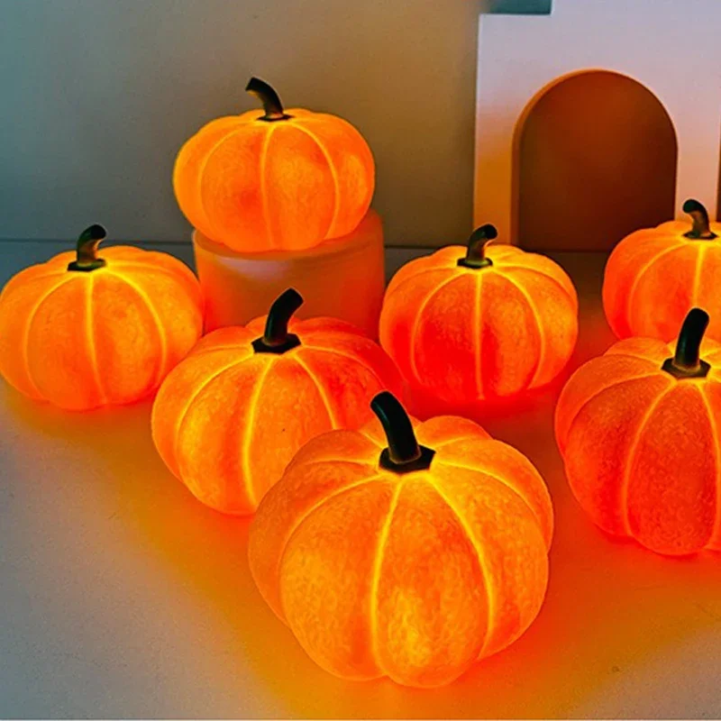Halloween Pumpkin LED Night Li - Home Decor Lighting Tricks reseña y precio