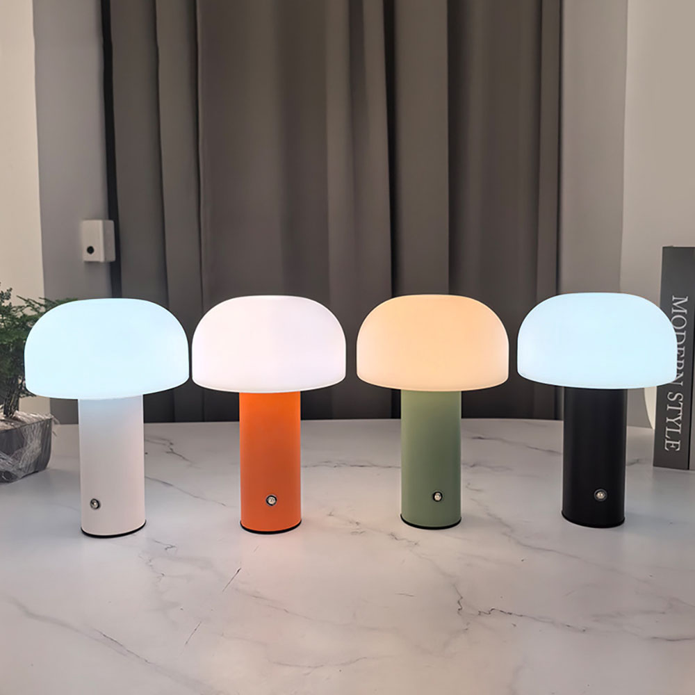 New Mushroom Lamp LED Charging - Mushroom Table Lamp reseña y precio
