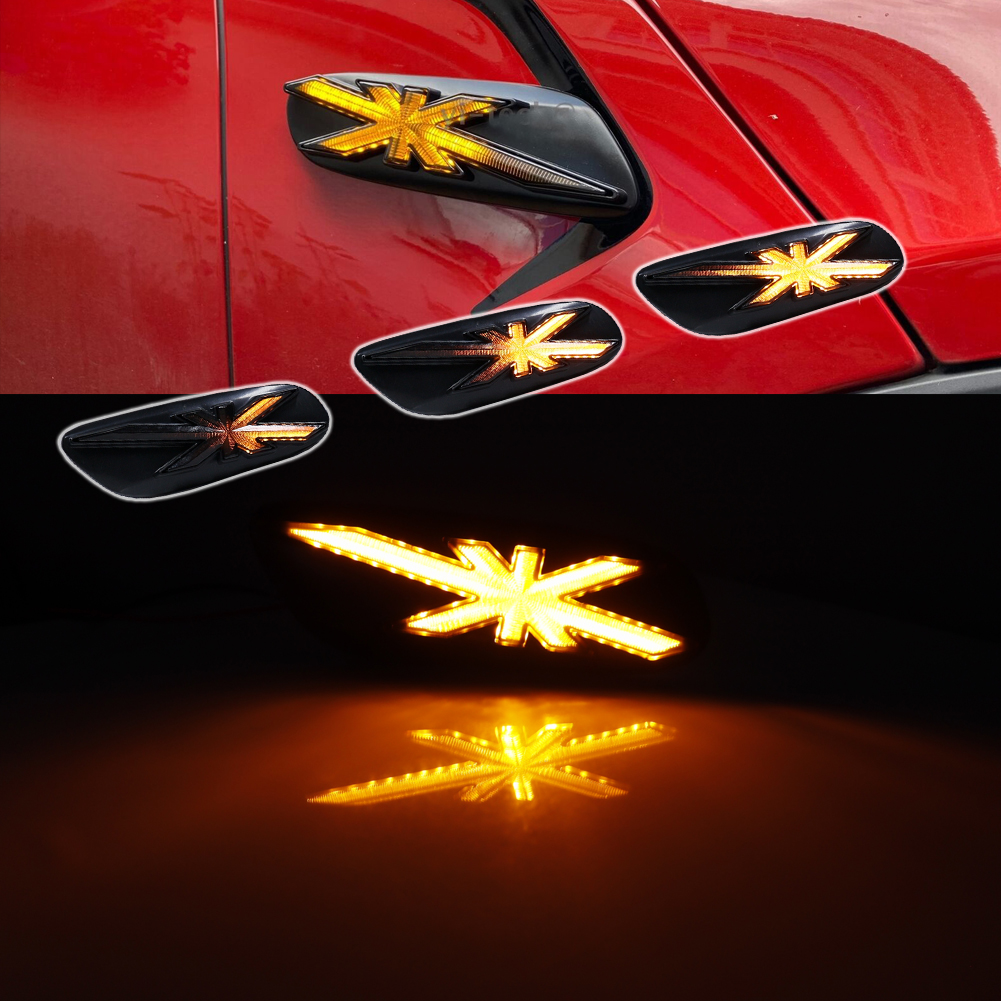 2pcs smoked lens Union Jack Am - Union Lighting & Decor reseña y precio