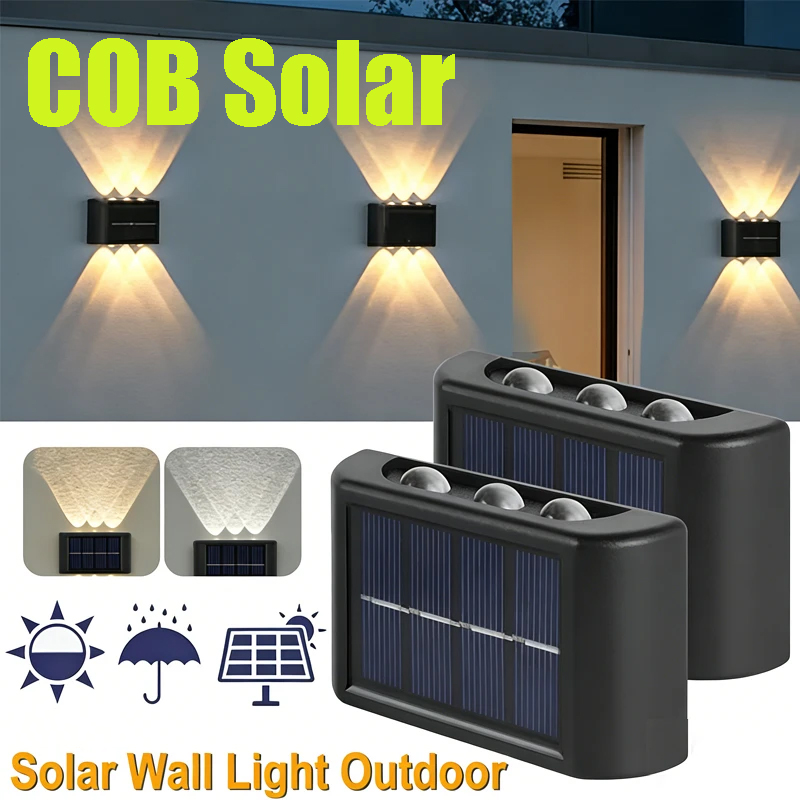 COB Solar Wall Lamp Outdoor Wa - Lighting Decoration Outdoor reseña y precio