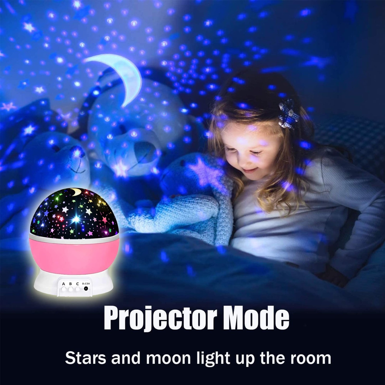 Rotating Galaxy Star Projector - Lighting Decor reseña y precio