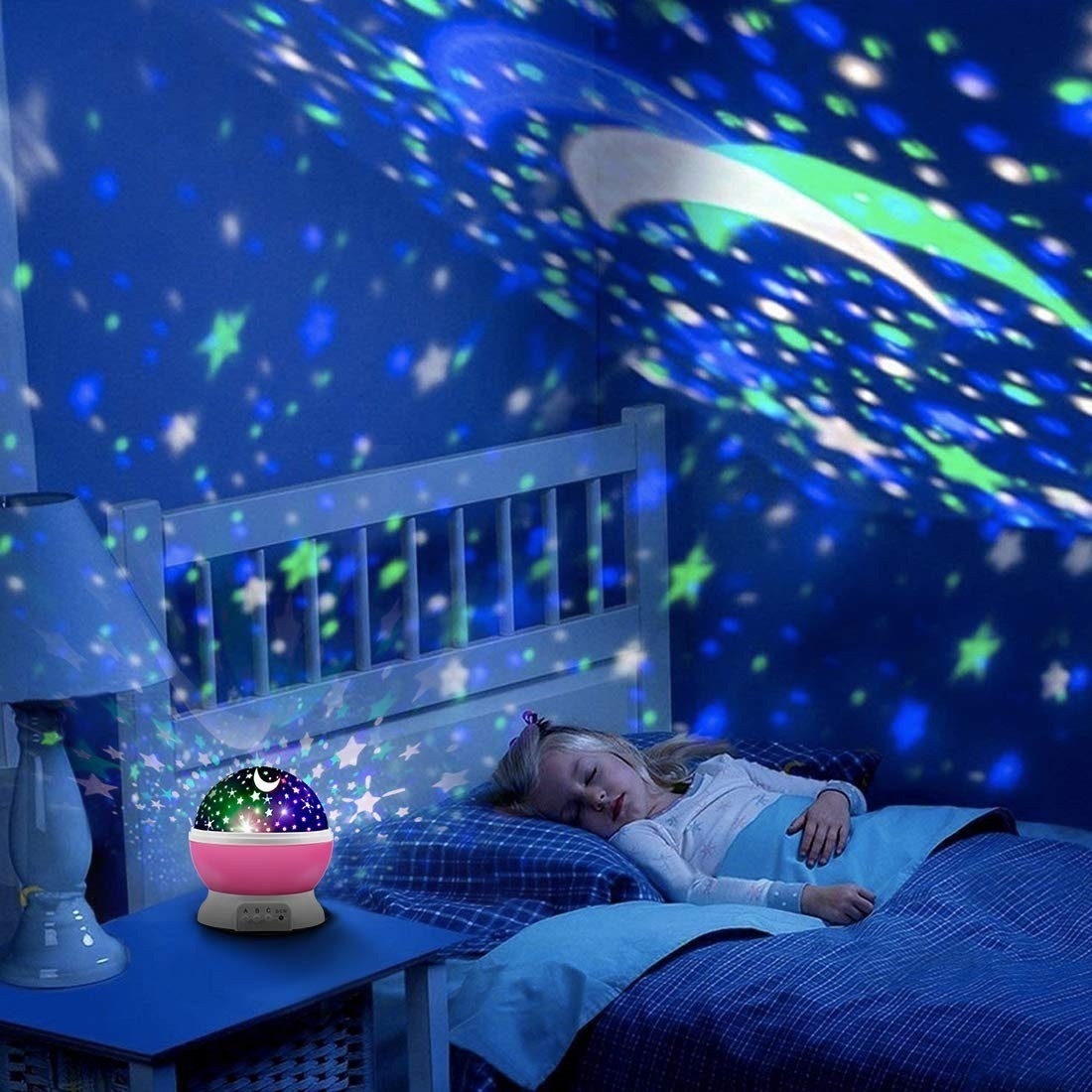 Rotating Galaxy Star Projector - Lighting Decor reseña y precio