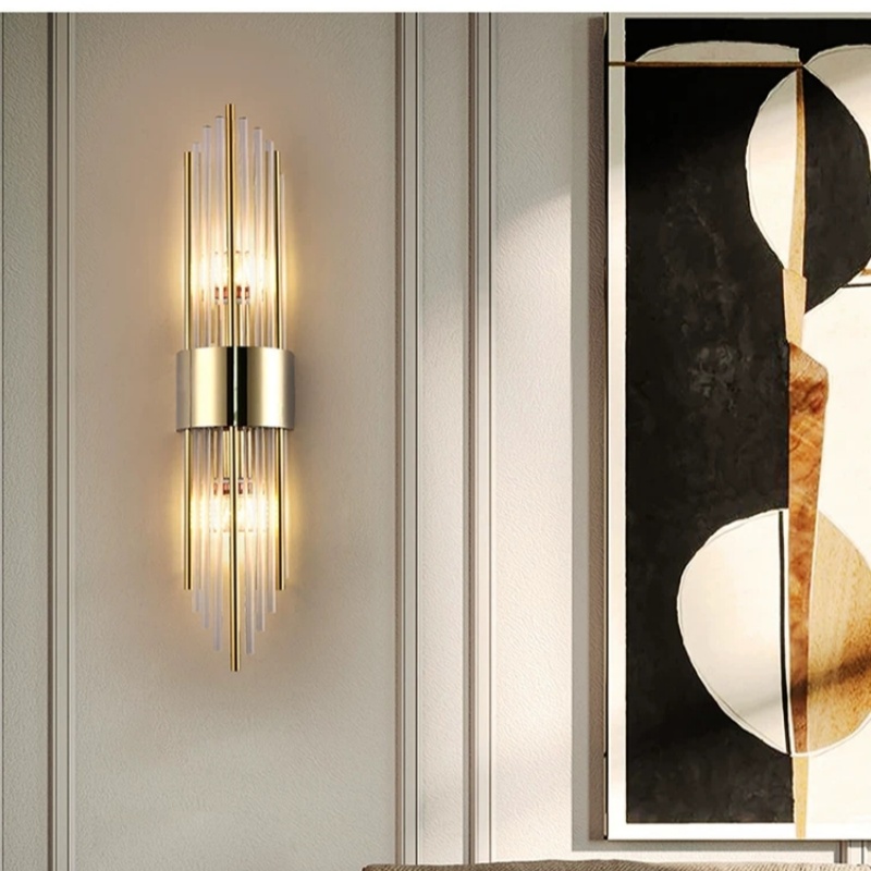 Modern Luxury Crystal Wall Lam - Foyer Lighting Wall Decor reseña y precio