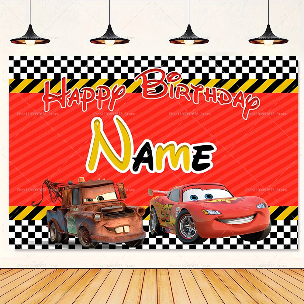 Customizable Disney Lightning  - Lighting Mcqueen Birthday Decor reseña y precio