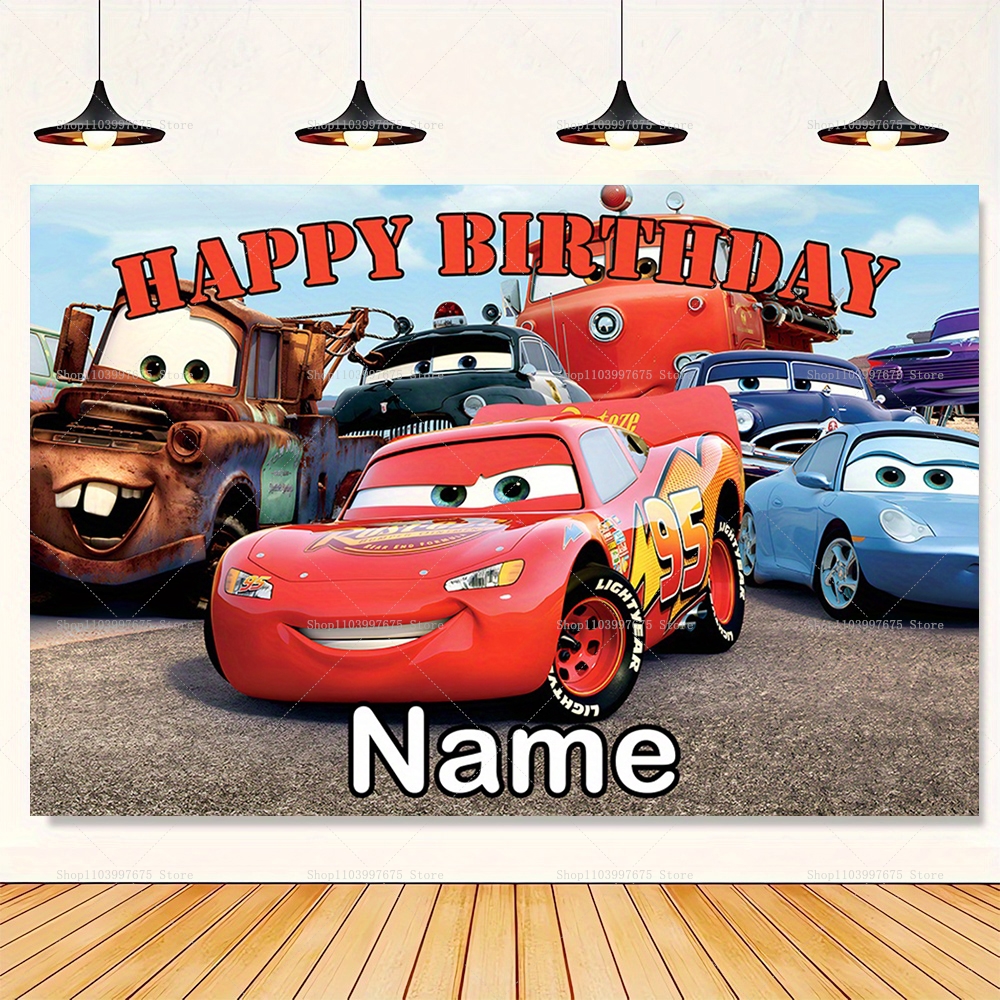 Customizable Disney Lightning  - Lighting Mcqueen Birthday Decor reseña y precio