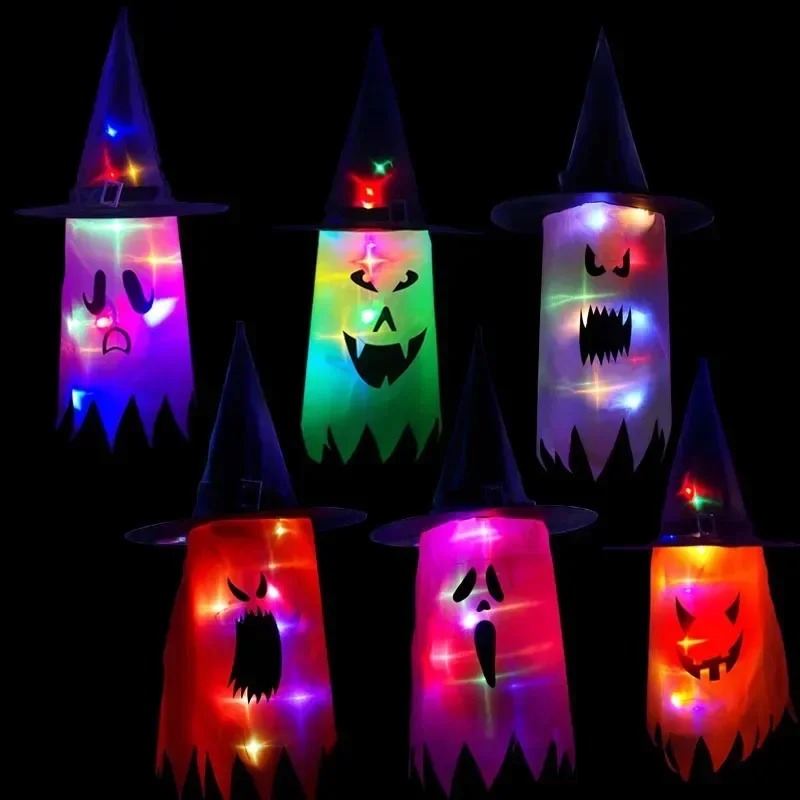 1PC Halloween Witch Hat Colorf - Lighting Decor reseña y precio