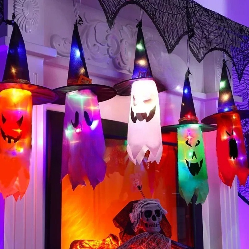 1PC Halloween Witch Hat Colorf - Lighting Decor reseña y precio