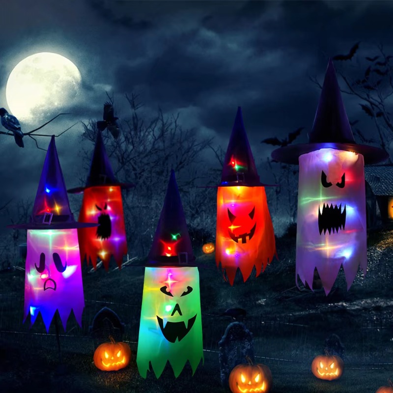 1PC Halloween Witch Hat Colorf - Lighting Decor reseña y precio