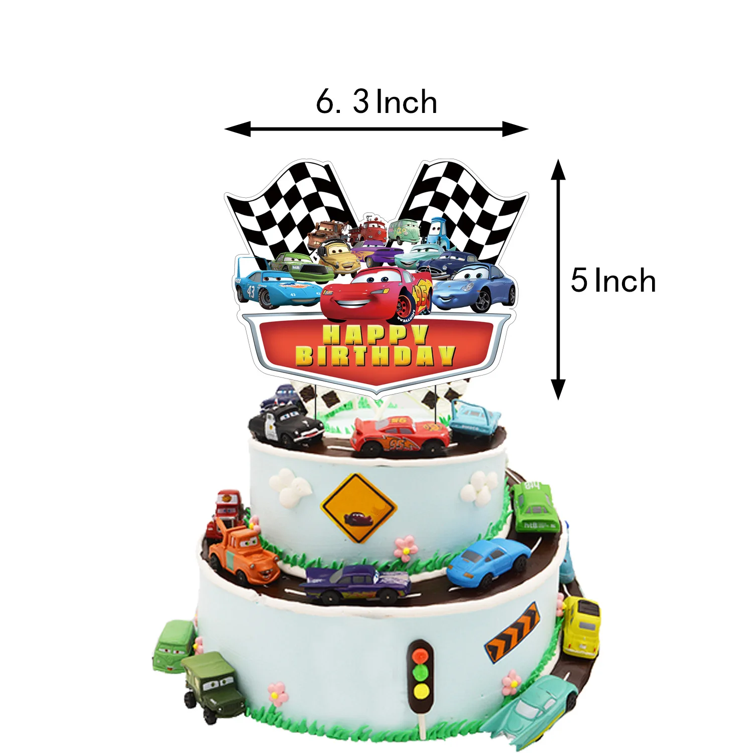 Cars Lightning McQueen Theme D - Lighting Mcqueen Birthday Decor reseña y precio