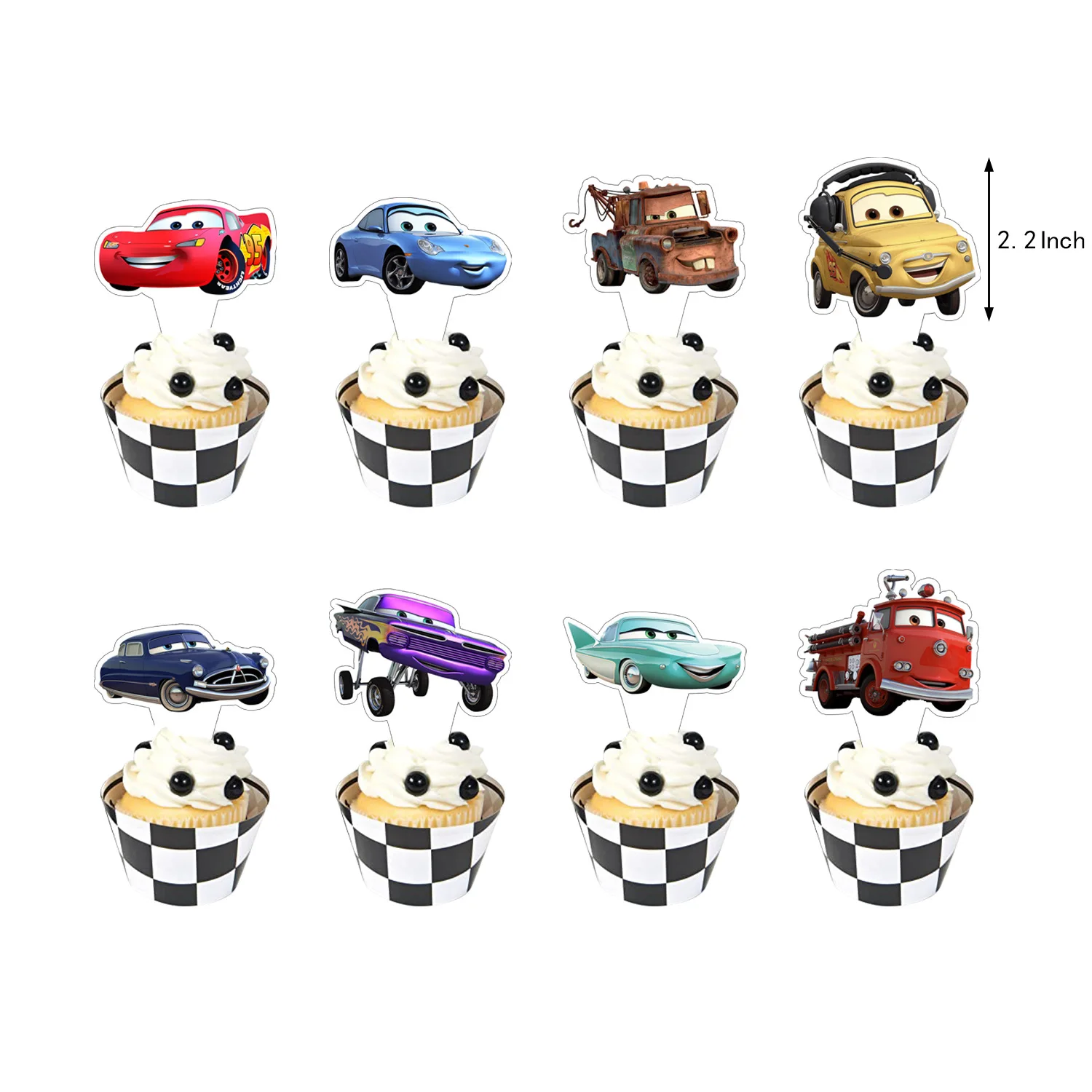 Cars Lightning McQueen Theme D - Lighting Mcqueen Birthday Decor reseña y precio