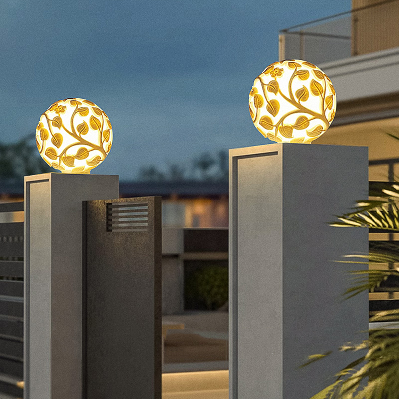 Outdoor column lights solar LE - Lighting Decoration Outdoor reseña y precio