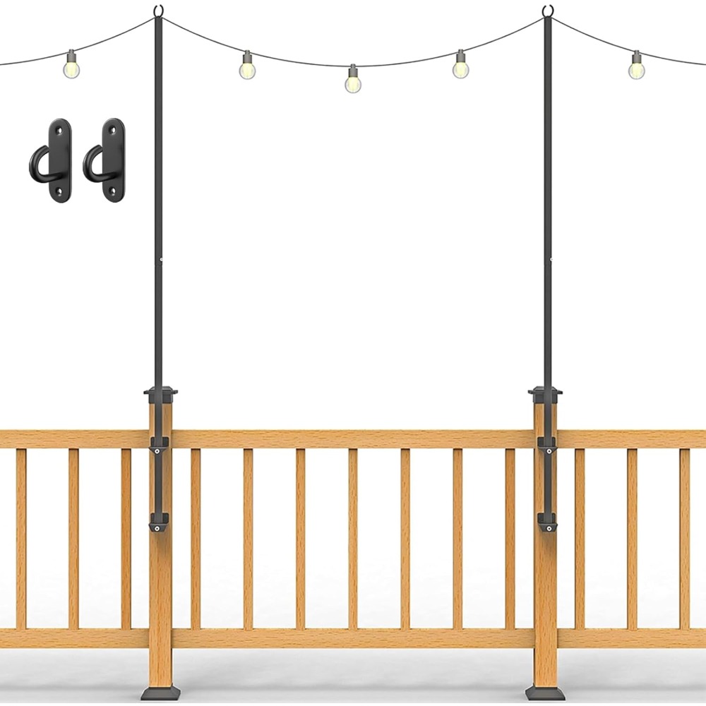 2 pack string light poles - st - Furniture Lighting & Decor Magazine reseña y precio