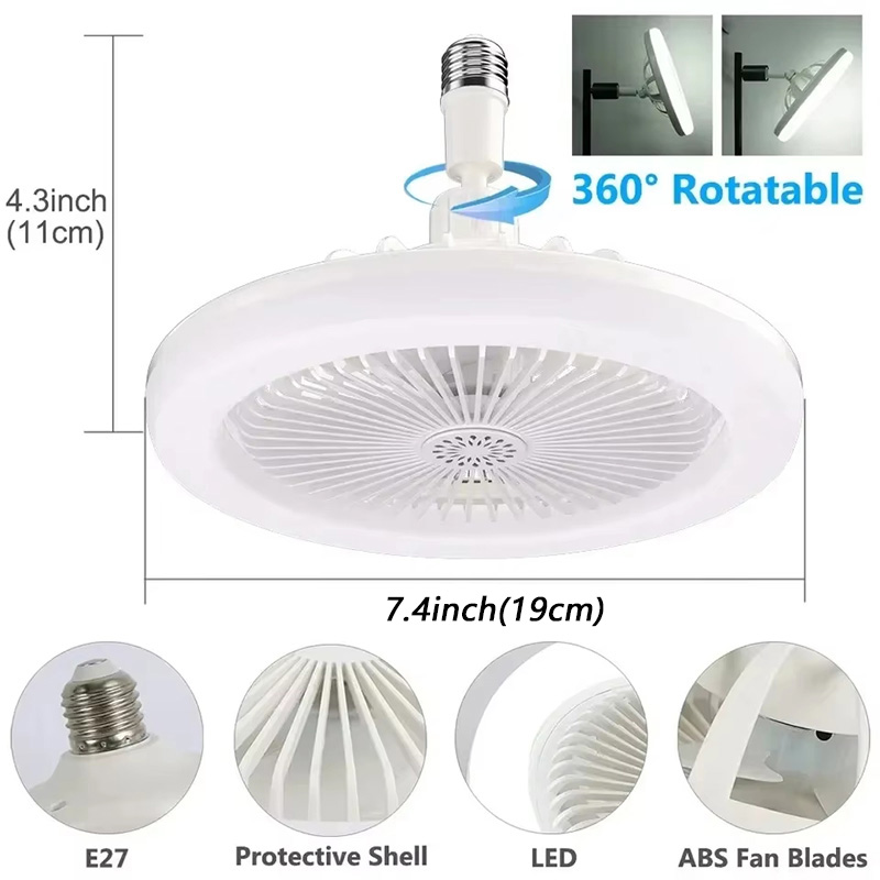 2 In 1 Ceiling Fan Lamps 3 Spe - Decor Lighting Ceiling Fans reseña y precio