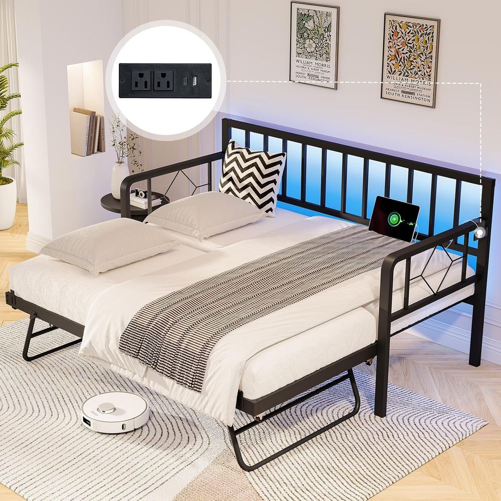 Jocisland DayBed with Charging - Furniture Lighting & Decor Magazine reseña y precio