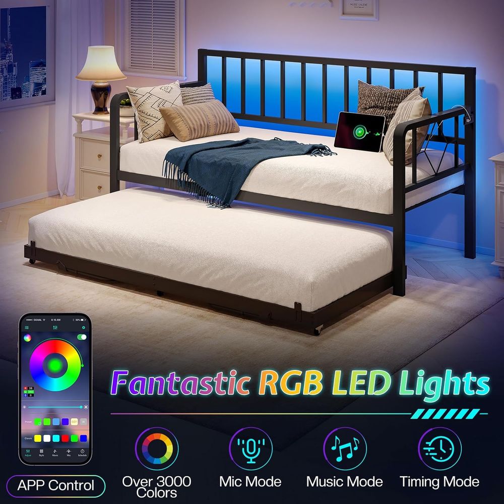 Jocisland DayBed with Charging - Furniture Lighting & Decor Magazine reseña y precio