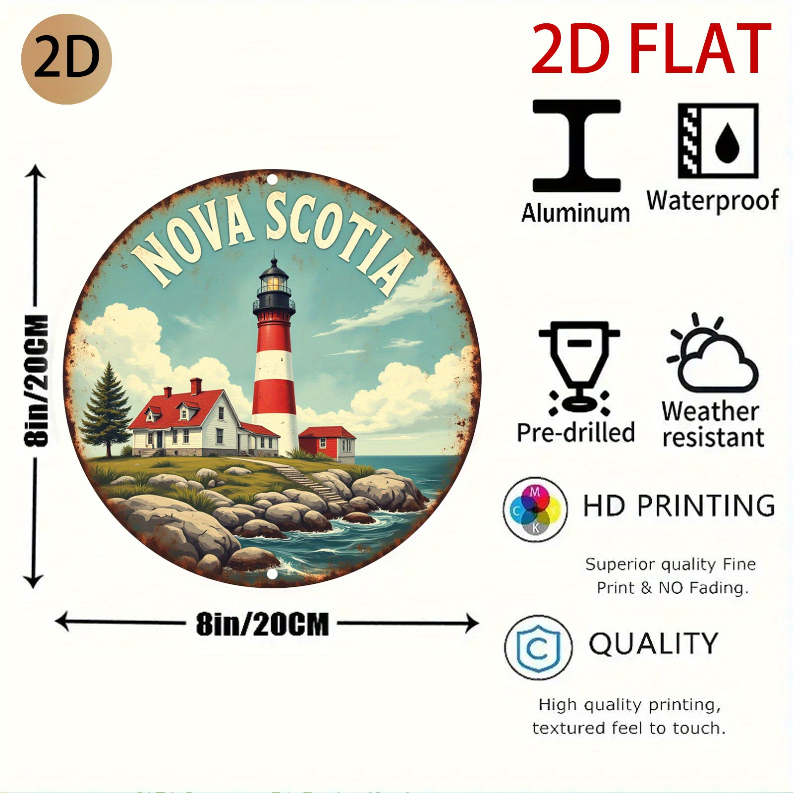 Nova Scotia Lighthouse Coastal - Nova Decor & Lighting Julestjerne reseña y precio