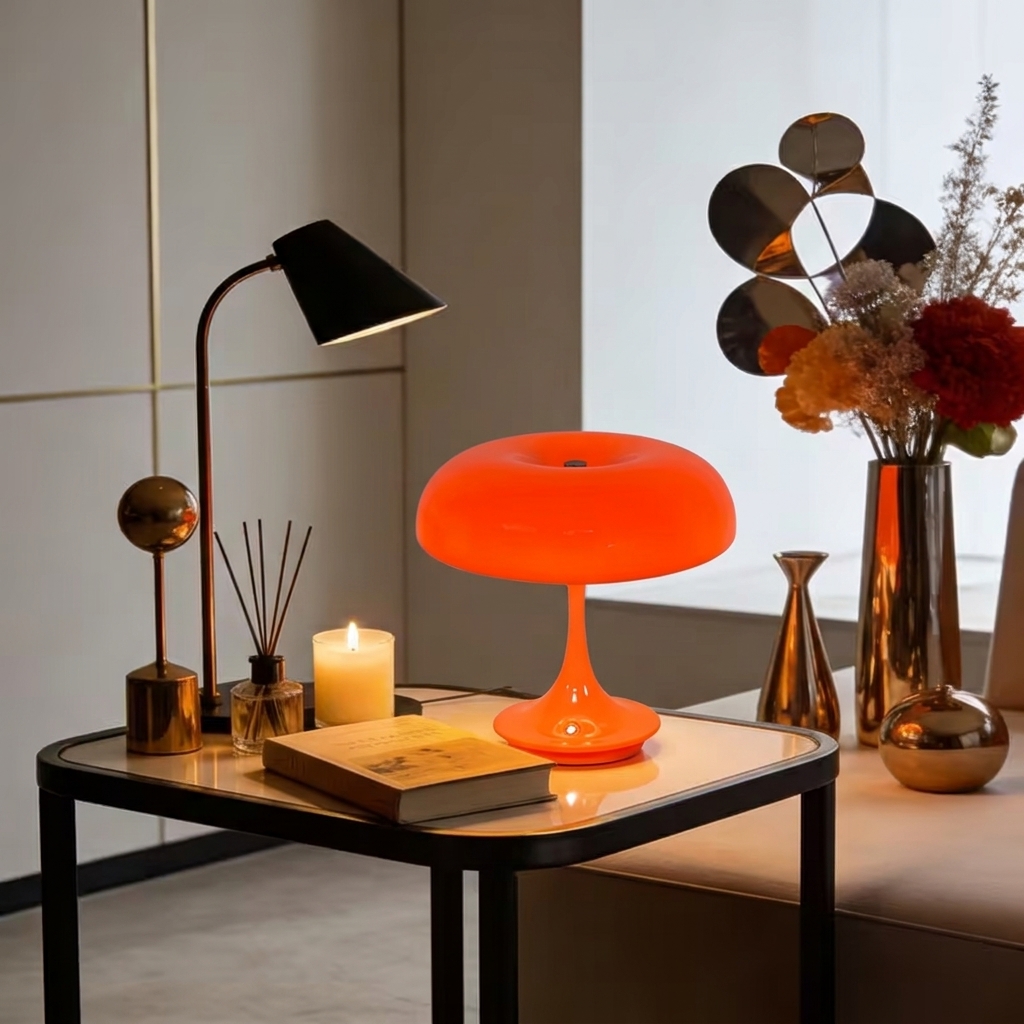 1/2PCS LED Mushroom Table Lamp - Mushroom Table Lamp reseña y precio