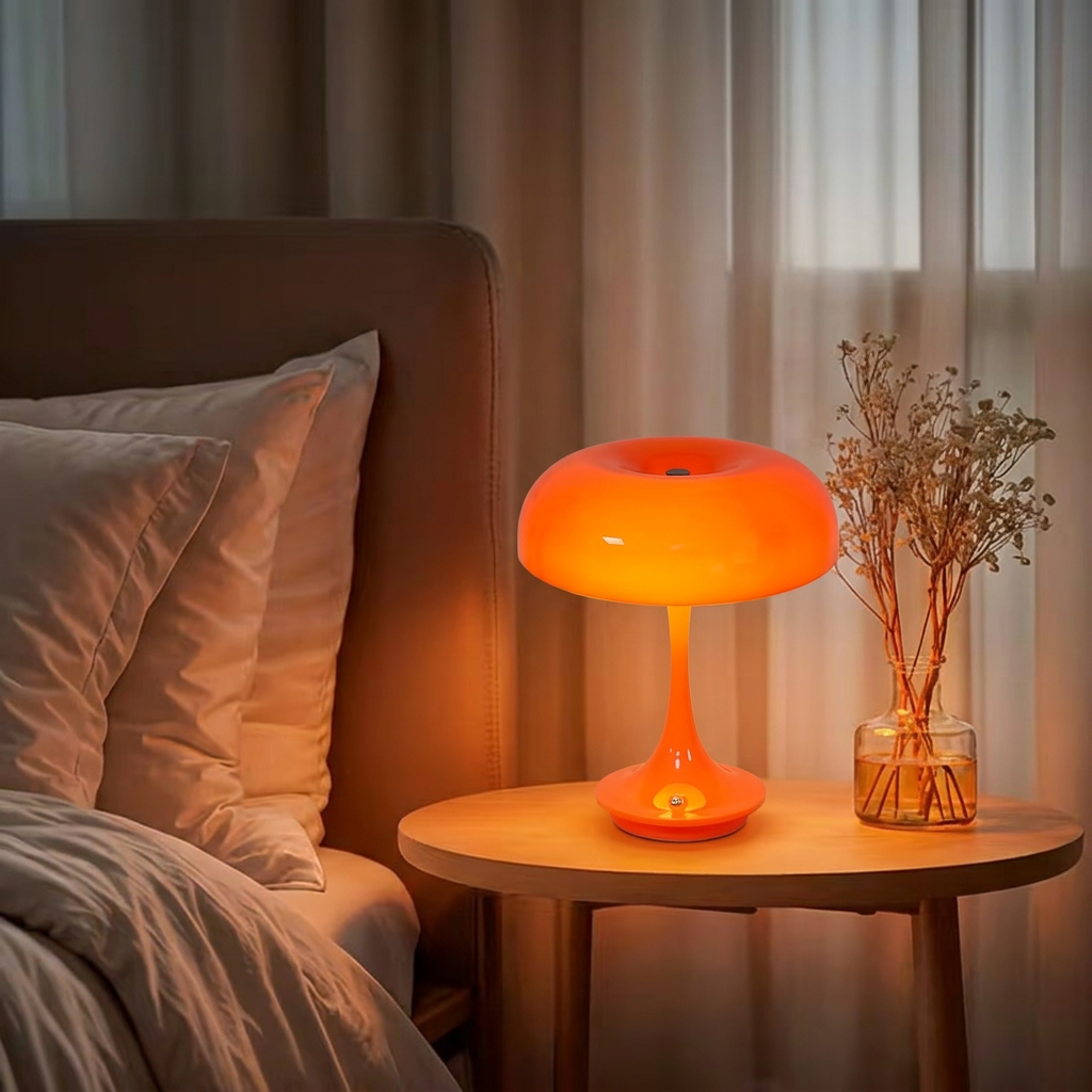 1/2PCS LED Mushroom Table Lamp - Mushroom Table Lamp reseña y precio