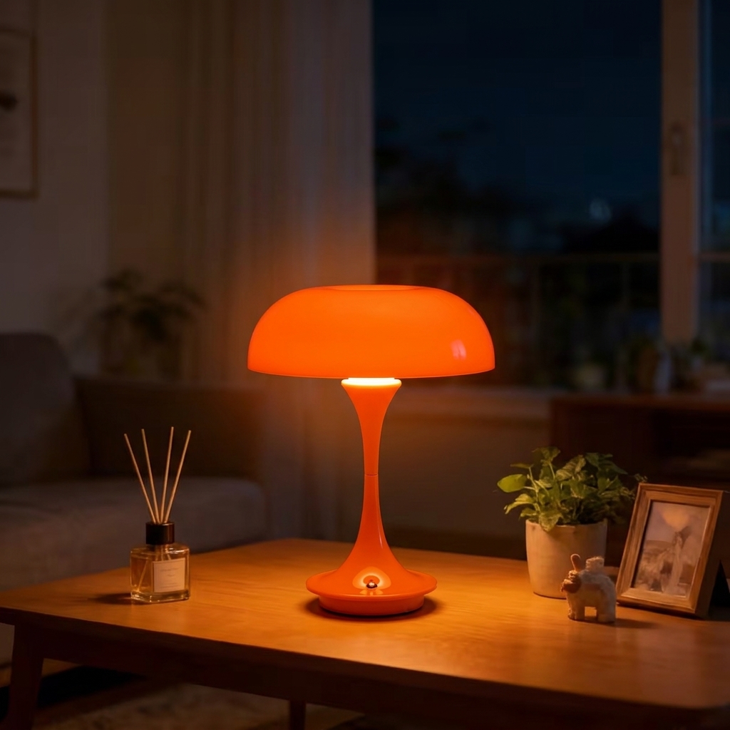1/2PCS LED Mushroom Table Lamp - Mushroom Table Lamp reseña y precio