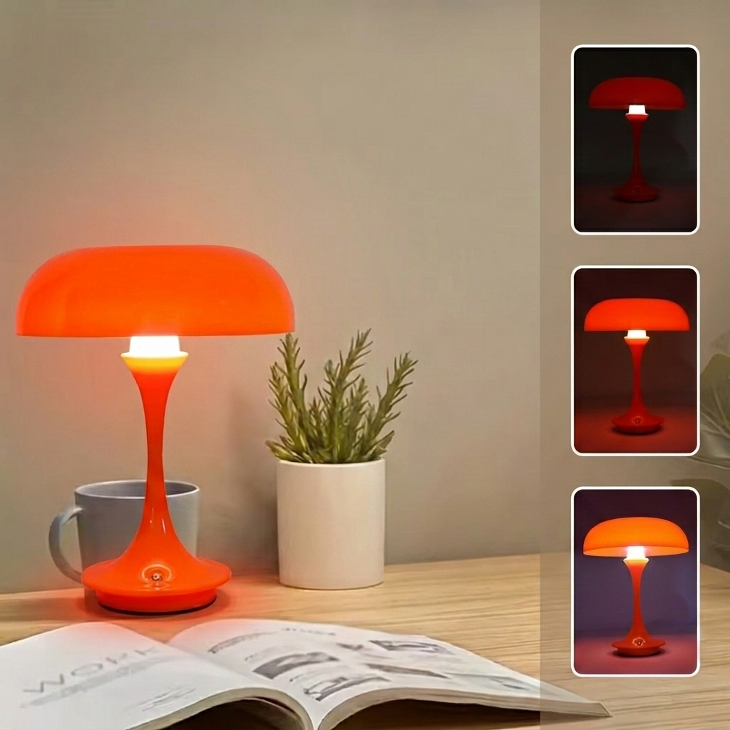 1/2PCS LED Mushroom Table Lamp - Mushroom Table Lamp reseña y precio