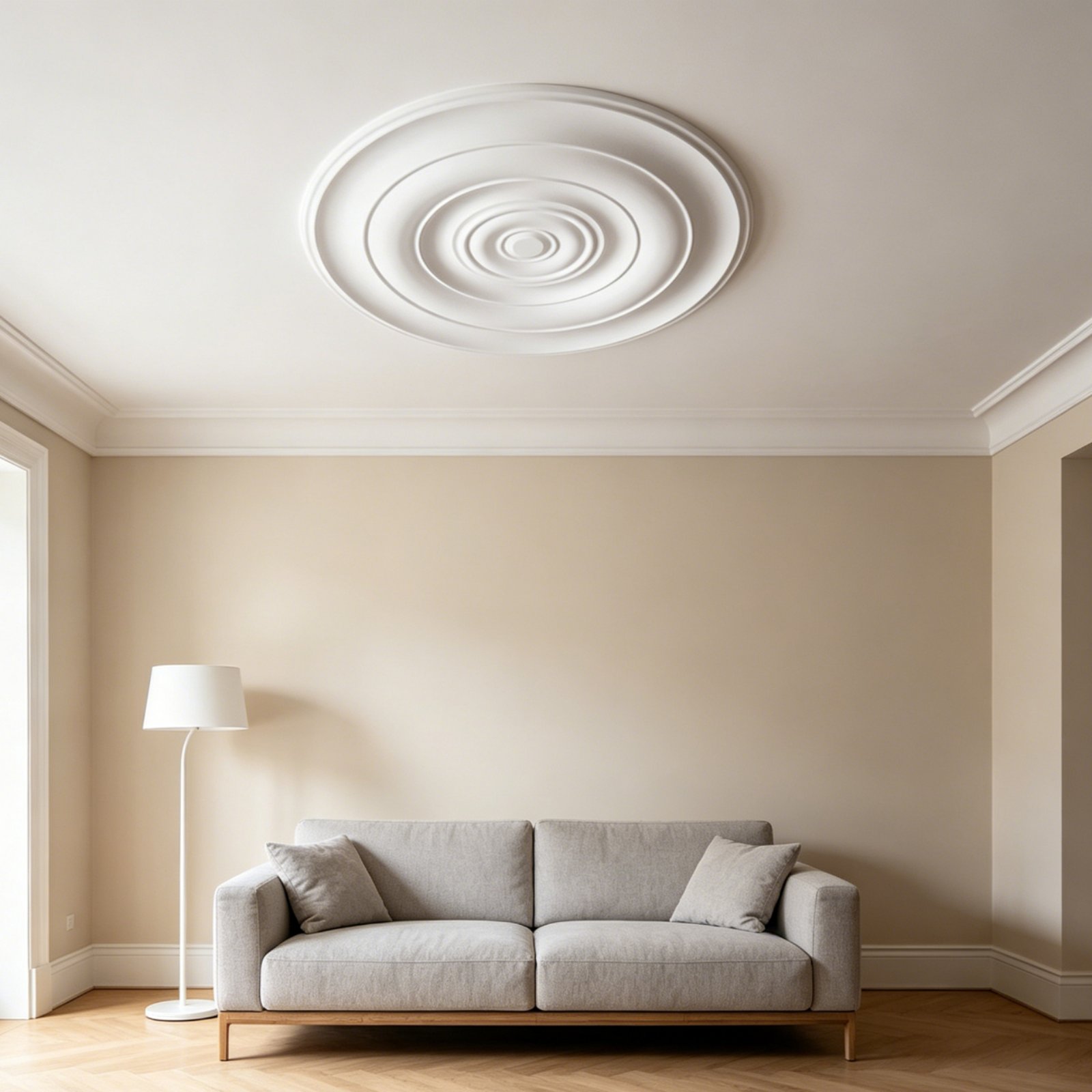 Round Ceiling Medallion Europe - Lighting Decor reseña y precio