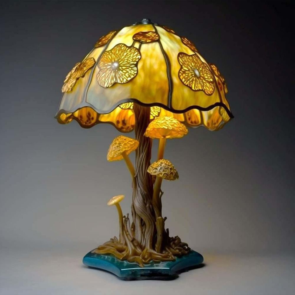 Vintage Aesthetic Design Table - Mushroom Table Lamp reseña y precio