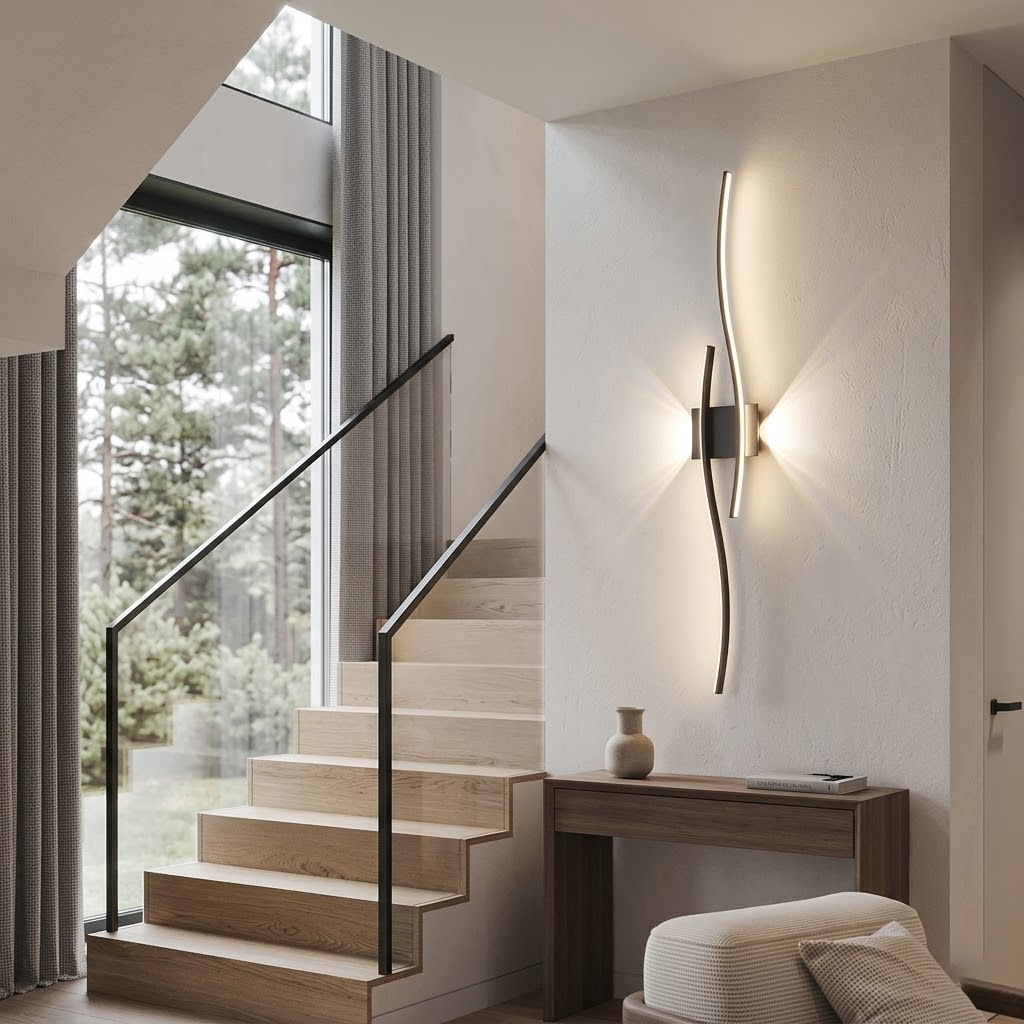Modern LED Wireless Wall Sconc - Foyer Lighting Wall Decor reseña y precio