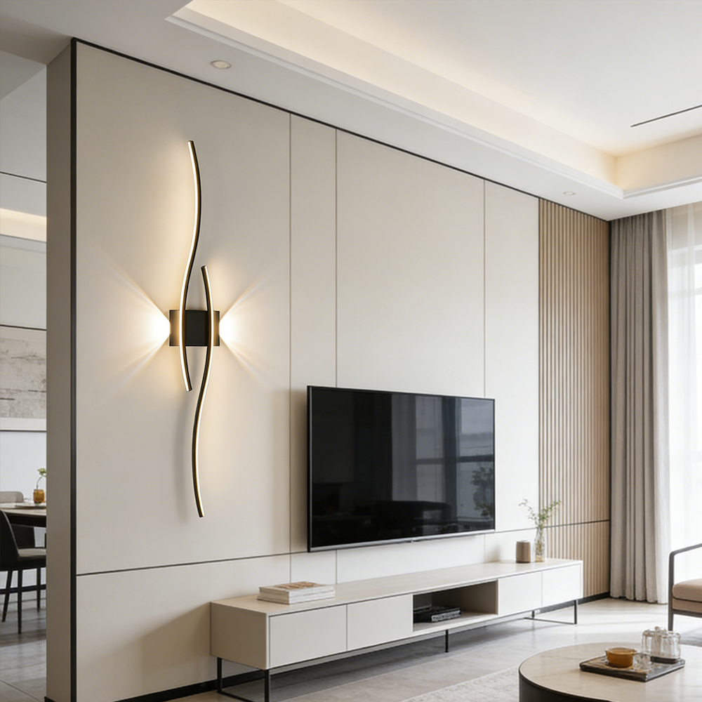 Modern LED Wireless Wall Sconc - Foyer Lighting Wall Decor reseña y precio