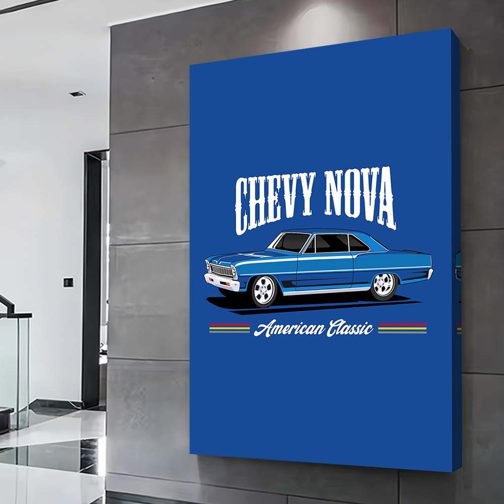 Chevy Nova Classic Cars Printi - Nova Decor & Lighting Julestjerne reseña y precio