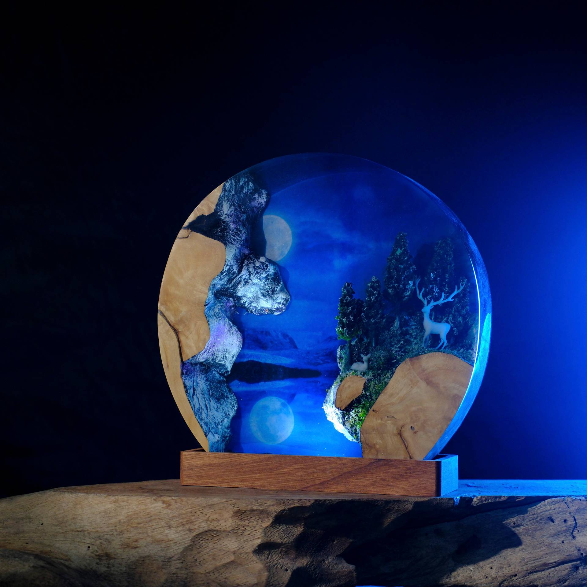 Customized Items Resin Table L - Room Decor Lighting Lamp reseña y precio