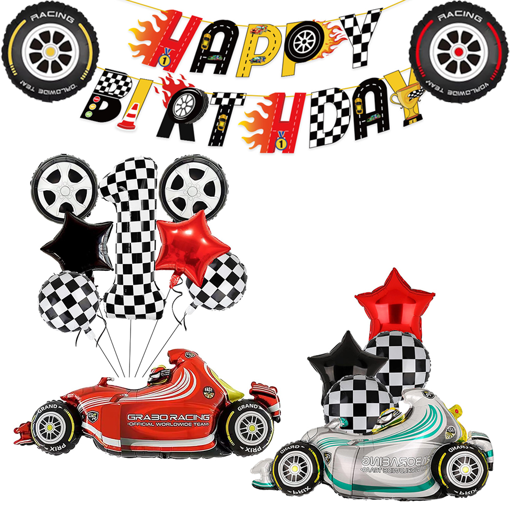 Racing Car Party Decorations C - Lighting Mcqueen Birthday Decor reseña y precio