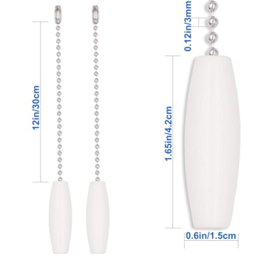 Pack12-inch Ceiling Fan Pull C - Decor Lighting Ceiling Fans reseña y precio