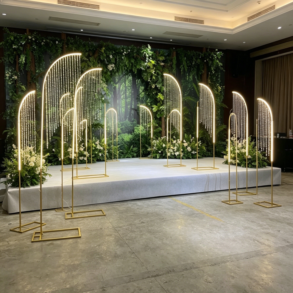 4pcs 270 280 290 cm  Custom LE - Lighting Decor Rentals reseña y precio