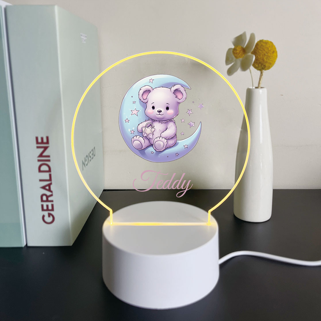 1pc Personalize Custom Moon be - Room Decor Lighting Lamp reseña y precio